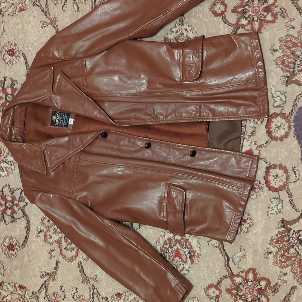 Genuine leather jacket size 44